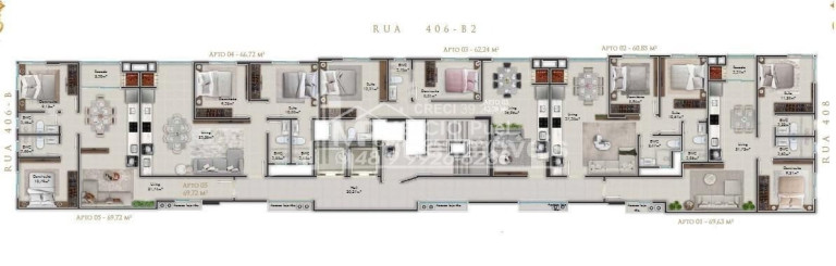 Imagem Imóvel com 2 Quartos à Venda, 60 m² em Morretes - Itapema Imagem Imóvel com 2 Quartos à Venda, 60 m² em Morretes - Itapema
