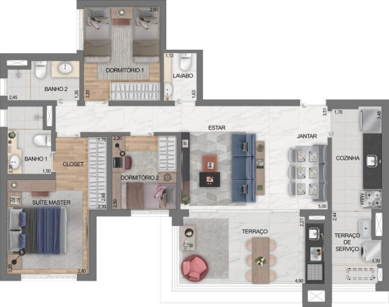 Imagem Apartamento com 4 Quartos à Venda, 145 m² em Mooca - São Paulo