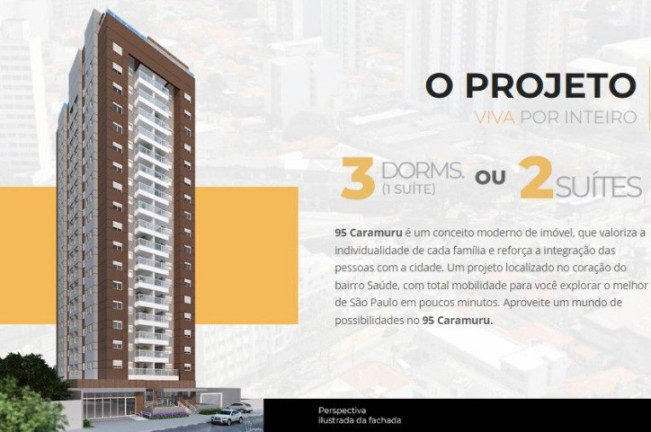Imagem Apartamento com 3 Quartos à Venda, 76 m² em Saúde - São Paulo
