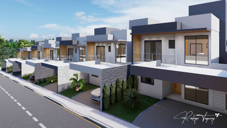 Imagem Casa de Condomínio com 3 Quartos à Venda, 196 m² em Parque Amazônia - Goiânia