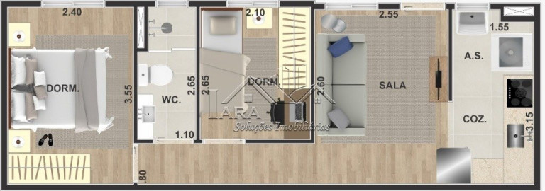 Imagem Apartamento com 2 Quartos à Venda, em Artur Alvim - São Paulo Imagem Apartamento com 2 Quartos à Venda, em Artur Alvim - São Paulo