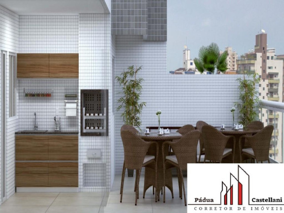 Imagem Apartamento com 3 Quartos à Venda, 100 m² em Ocian - Praia Grande