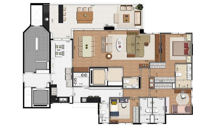 Imagem Apartamento com 4 Quartos à Venda, 225 m² em água Branca - São Paulo