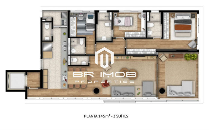 Imagem Imóvel com 3 Quartos à Venda, 145 m² em Jardim Paulista - São Paulo