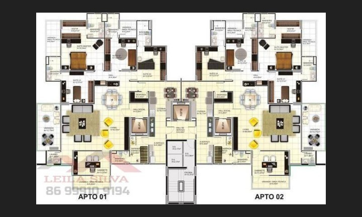 Imagem Apartamento com 5 Quartos à Venda,  em Jóquei - Teresina