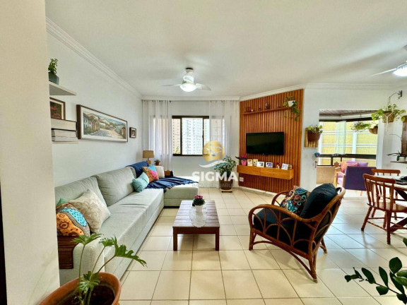 Apartamento com 3 Quartos à Venda, 120 m² em Jardim Astúrias - Guarujá
