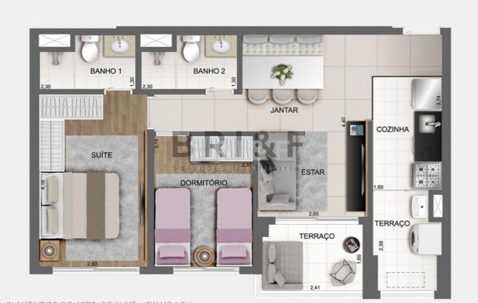 Imagem Apartamento com 2 Quartos à Venda, 61 m² em Chácara Santo Antônio (zona Sul) - São Paulo Imagem Apartamento com 2 Quartos à Venda, 61 m² em Chácara Santo Antônio (zona Sul) - São Paulo