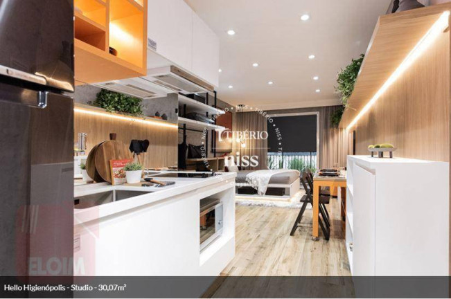 Studio com 1 Quarto à Venda, 24 m² em Higienópolis - São Paulo