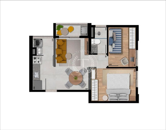 Imagem Apartamento com 2 Quartos à Venda, 40 m² em Jardim Prudência - São Paulo