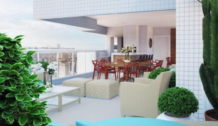 Apartamento com 1 Quarto para Alugar, 41 m² em Aviação - Praia Grande