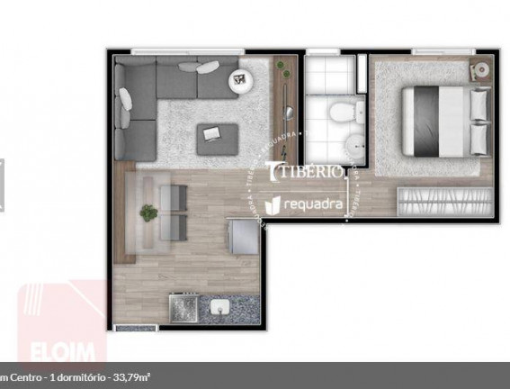 Imagem Studio com 1 Quarto à Venda, 27 m² em Brás - São Paulo