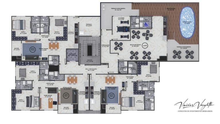 Imagem Apartamento com 3 Quartos à Venda, 142 m² em São Francisco De Assis - Camboriú