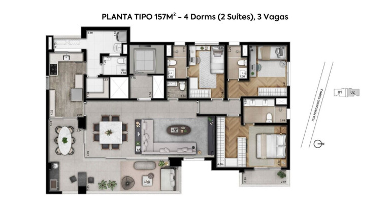 Imagem Apartamento com 4 Quartos à Venda, 157 m² em Lapa - São Paulo Imagem Apartamento com 4 Quartos à Venda, 157 m² em Lapa - São Paulo