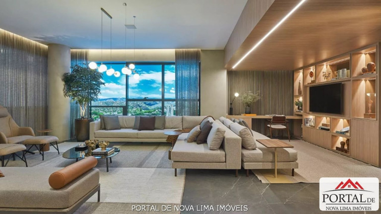 Imagem Imóvel com 4 Quartos à Venda, 372 m² em Vila Da Serra - Nova Lima