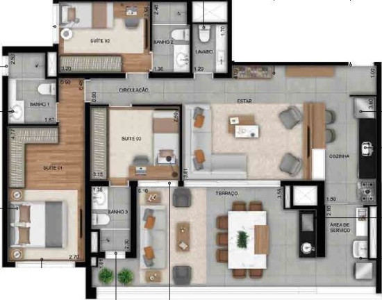 Imagem Apartamento com 3 Quartos à Venda, 120 m² em Butantã - São Paulo