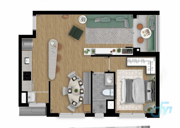 Imagem Apartamento com 2 Quartos à Venda, 49 m² em Vila Mogilar - Mogi Das Cruzes Imagem Apartamento com 2 Quartos à Venda, 49 m² em Vila Mogilar - Mogi Das Cruzes