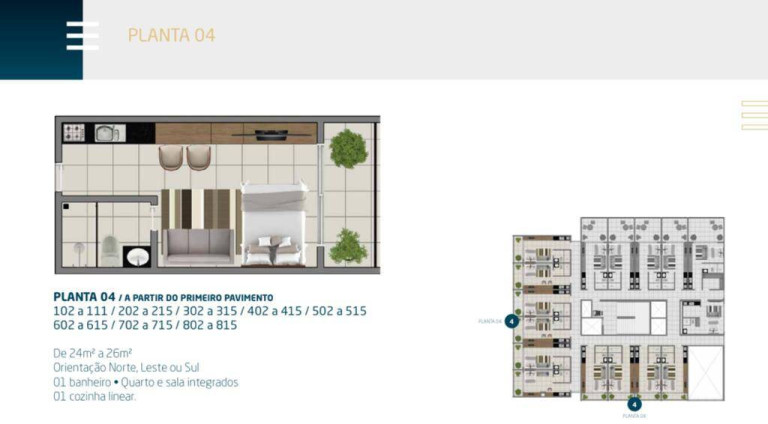 Imagem Apartamento com 1 Quarto à Venda, 25 m² em Intermares - Cabedelo