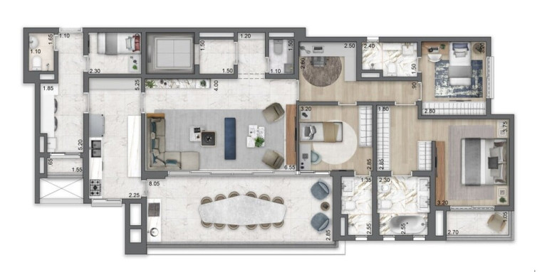 Imagem Apartamento com 4 Quartos à Venda, 213 m² em Moema - São Paulo