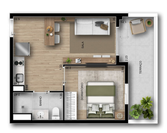 Imagem Apartamento com 1 Quarto à Venda, 47 m² em Vila Clementino - São Paulo Imagem Apartamento com 1 Quarto à Venda, 47 m² em Vila Clementino - São Paulo