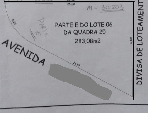Terreno à Venda, 283 m² em Jardim Somar - Peruíbe