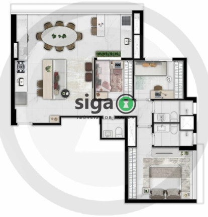Imagem Apartamento com 3 Quartos à Venda, 80 m² em Alto Da Boa Vista - São Paulo Imagem Apartamento com 3 Quartos à Venda, 80 m² em Alto Da Boa Vista - São Paulo