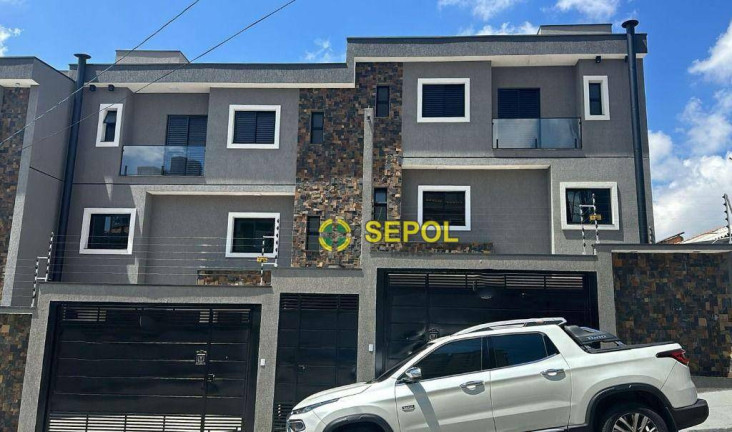 Sobrado com 2 Quartos à Venda, 87 m² em Vila Alzira - Santo André