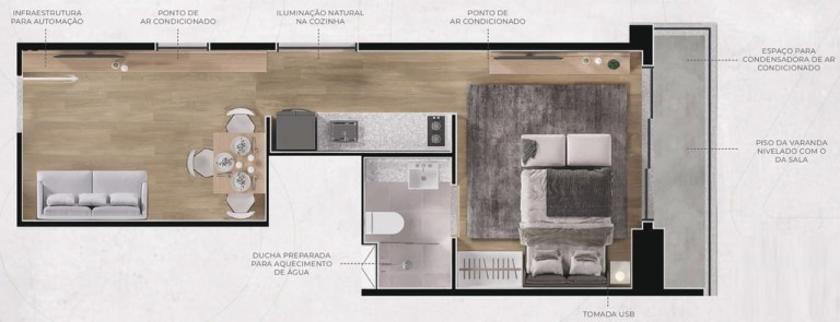 Imagem Apartamento com 1 Quarto à Venda, 100 m² em Jardins - São Paulo