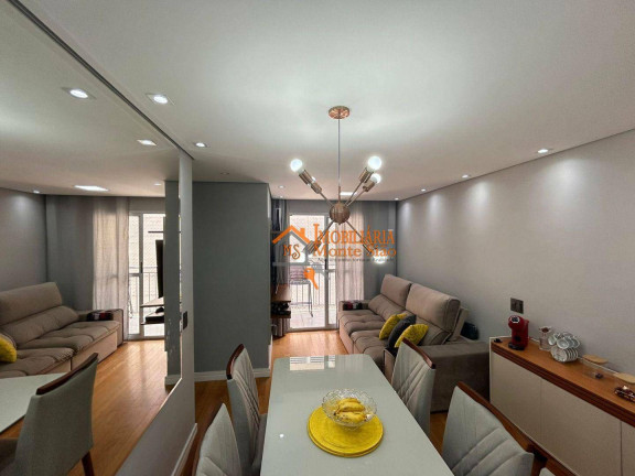 Imagem Apartamento com 3 Quartos à Venda, 62 m² em Jardim Bela Vista - Guarulhos
