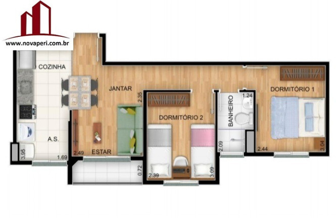 Imagem Apartamento com 2 Quartos à Venda, 45 m² em Jardim Luciana - Franco Da Rocha Imagem Apartamento com 2 Quartos à Venda, 45 m² em Jardim Luciana - Franco Da Rocha