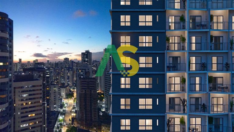 Imagem Flat com 1 Quarto à Venda, 20 m² em Encruzilhada - Recife