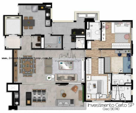 Imagem Apartamento com 3 Quartos à Venda, 165 m² em Vila Regente Feijó - São Paulo Imagem Apartamento com 3 Quartos à Venda, 165 m² em Vila Regente Feijó - São Paulo