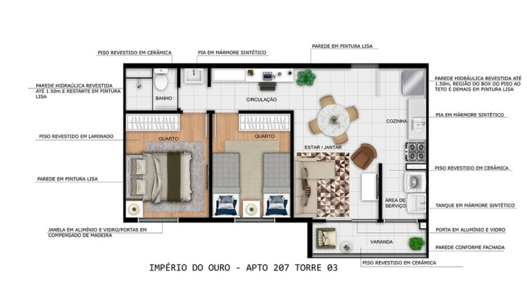 Imagem Imóvel com 2 Quartos à Venda, 58 m² em Centro - São Gonçalo