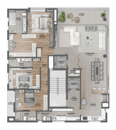 Imagem Apartamento com 3 Quartos à Venda, 200 m² em Exposição - Caxias Do Sul Imagem Apartamento com 3 Quartos à Venda, 200 m² em Exposição - Caxias Do Sul