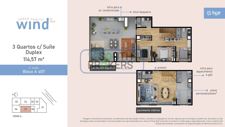 Imagem Apartamento com 3 Quartos à Venda, 27 m² em Santa Felicidade - Curitiba Imagem Apartamento com 3 Quartos à Venda, 27 m² em Santa Felicidade - Curitiba