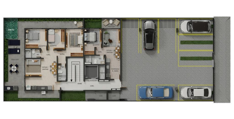 Imagem Cobertura com 2 Quartos à Venda, 101 m² em Bessa - João Pessoa
