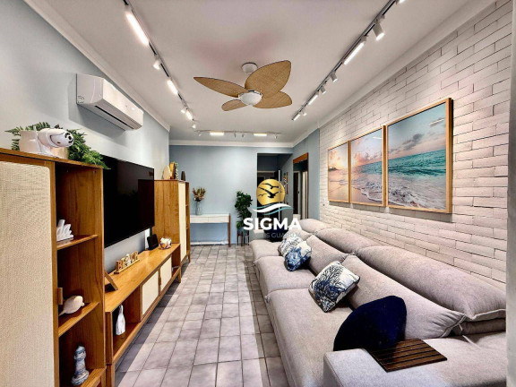 Imagem Apartamento com 2 Quartos à Venda, 88 m² em Jardim Astúrias - Guarujá