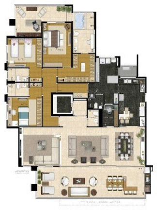 Imagem Apartamento com 4 Quartos à Venda, 280 m² em Jardim Anália Franco - São Paulo