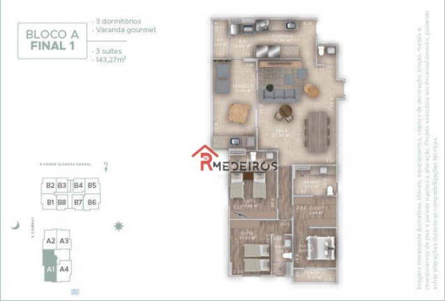 Imagem Apartamento com 3 Quartos à Venda, 143 m² em Tupi - Praia Grande Imagem Apartamento com 3 Quartos à Venda, 143 m² em Tupi - Praia Grande