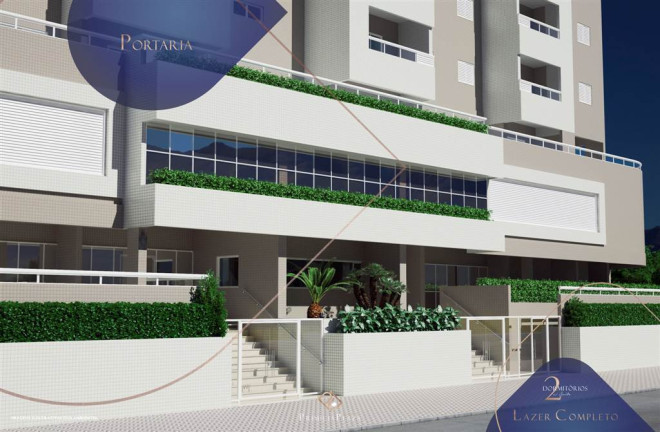 Apartamento com 2 Quartos à Venda, 65 m² em Guilhermina - Praia Grande
