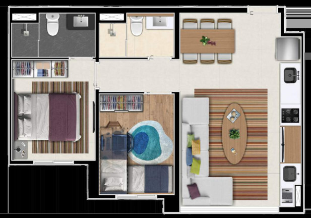 Imagem Imóvel com 3 Quartos à Venda, 80 m² em Vila Ema - São Paulo Imagem Imóvel com 3 Quartos à Venda, 80 m² em Vila Ema - São Paulo