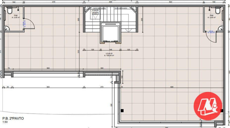 Imagem Loja para Alugar, 105 m² em Bela Vista - Porto Alegre