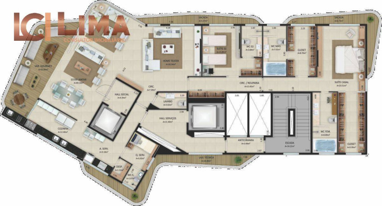 Imagem Apartamento com 1 Quarto à Venda, 38 m² em Iracema - Fortaleza Imagem Apartamento com 1 Quarto à Venda, 38 m² em Iracema - Fortaleza