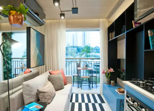 Imagem Apartamento com 1 Quarto à Venda, 27 m² em Chácara Santo Antônio (zona Sul) - São Paulo Imagem Apartamento com 1 Quarto à Venda, 27 m² em Chácara Santo Antônio (zona Sul) - São Paulo