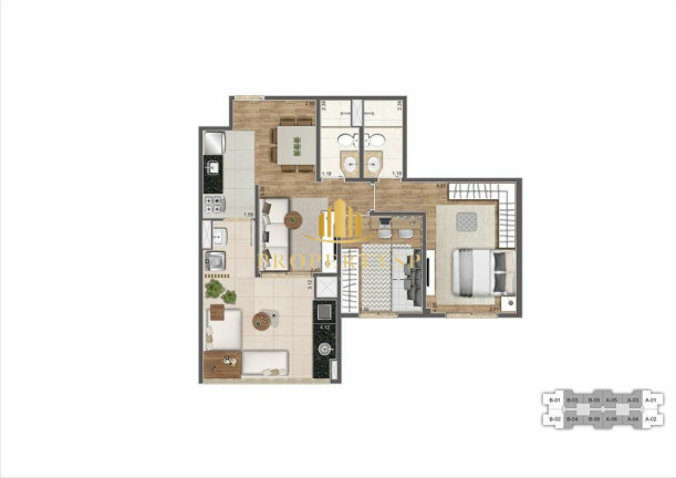 Imagem Apartamento com 2 Quartos à Venda, 67 m² em Barra Funda - São Paulo Imagem Apartamento com 2 Quartos à Venda, 67 m² em Barra Funda - São Paulo