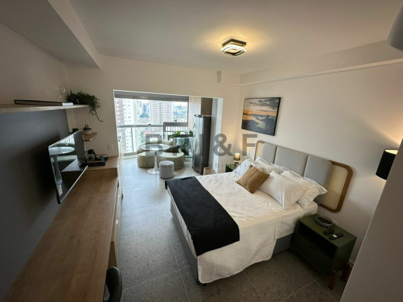 Imagem Apartamento com 1 Quarto para Alugar, 32 m² em Santo Amaro - São Paulo Imagem Apartamento com 1 Quarto para Alugar, 32 m² em Santo Amaro - São Paulo