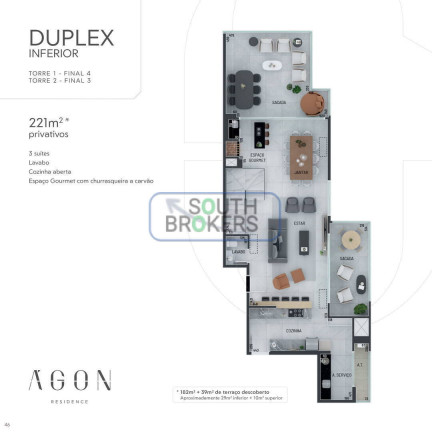 Imagem Apartamento com 3 Quartos à Venda, em água Verde - Curitiba Imagem Apartamento com 3 Quartos à Venda, em água Verde - Curitiba