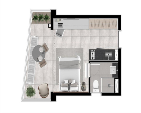 Imagem Imóvel com 1 Quarto à Venda, 31 m² em Vila Nova Conceição - São Paulo
