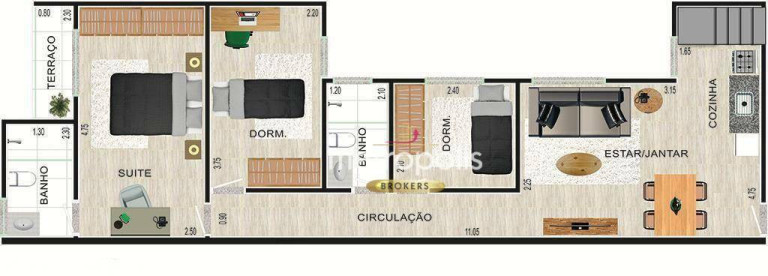 Imagem Apartamento com 3 Quartos à Venda, 75 m² em Paraíso - Santo André