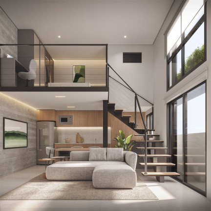 Imagem Apartamento com 1 Quarto à Venda, 42 m² em Centro - Pinhais