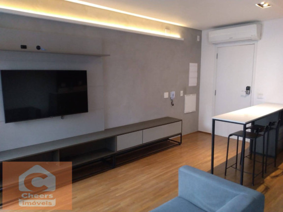 Imagem Apartamento com 1 Quarto para Alugar, 41 m² em Indianópolis - São Paulo Imagem Apartamento com 1 Quarto para Alugar, 41 m² em Indianópolis - São Paulo